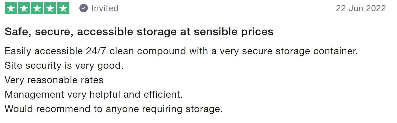 Trustpilot 5* Review