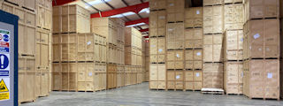 100,000 square feet of Storage for up to 7,500 storage crates