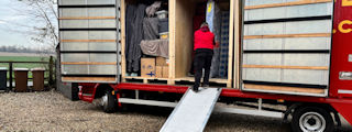 We supply the vehicle and fuel for free, you only pay for the packing of each storage crate