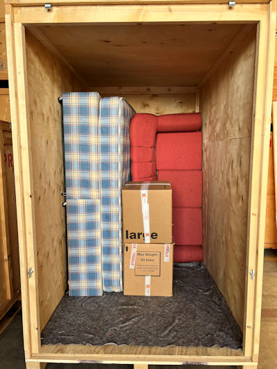 +3 Seater Sofa, 2 Large Storage Boxes